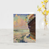 Ocean Liner Karte (Gelbe Blume)