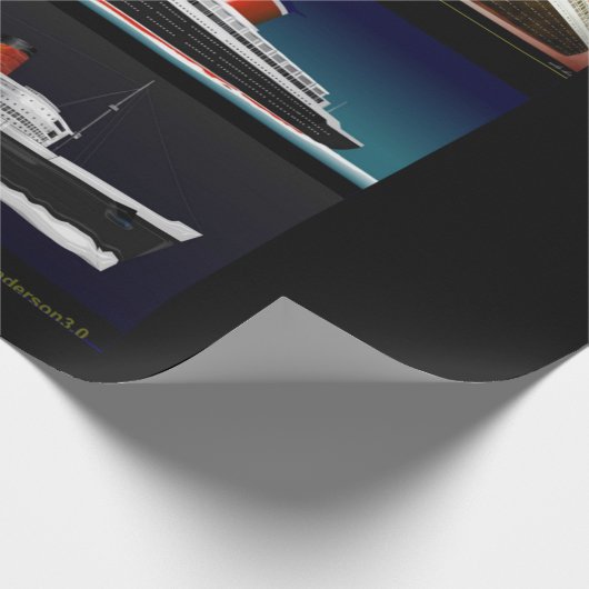 Ocean Liners Geschenkpapier (Ecke)