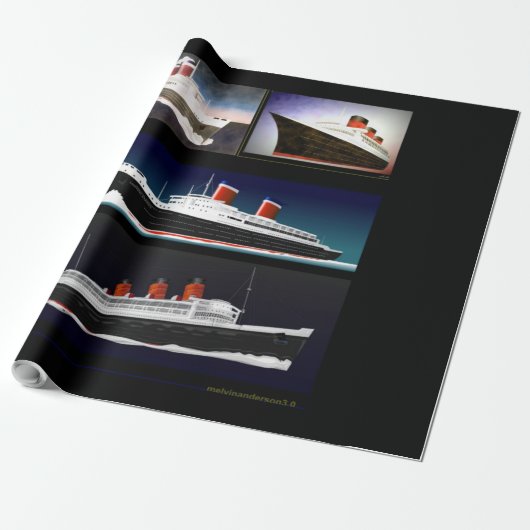 Ocean Liners Geschenkpapier (Ungerollt)