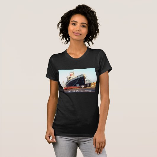 Ocean LinerT-Shirt der Vereinigten Staaten T-Shirt (Vorne ganz)