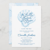 Ocean Little Beach Bum Boy Baby Dusche Einladung (Vorne/Hinten)