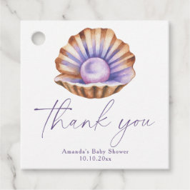 Ocean Little Pearl Baby Dusche Vielen Dank Geschenkanhänger