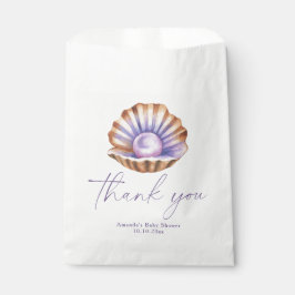 Ocean Little Pearl Baby Shower Thank you Geschenktütchen