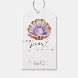 Ocean Little Pearl Under The Sea Baby Shower Geschenkanhänger