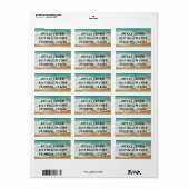 OCEAN LOVER ADRESSAUFKLEBER (Vorne)