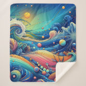 Ocean Lover Artistic Sherpadecke (Vorderseite)