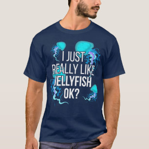 Ocean Lumineszenz Qualle T-Shirt