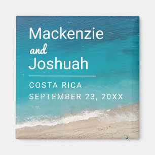 Ocean Magnet Beach Hochzeit Gefallen oder Keepake