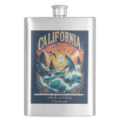 Ocean Majesty California Sunset Flachmann (Vorderseite)