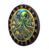 Ocean Majesty Octopus Dartboard Dartscheibe (Vorderseite rechts)