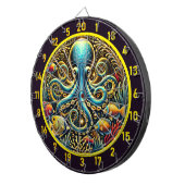 Ocean Majesty Octopus Dartboard Dartscheibe (Vorderseite rechts)