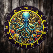 Ocean Majesty Octopus Dartboard Dartscheibe