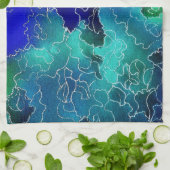 Ocean Maze Geschirrtuch (Gefaltet)