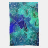 Ocean Maze Geschirrtuch (Vertikal)