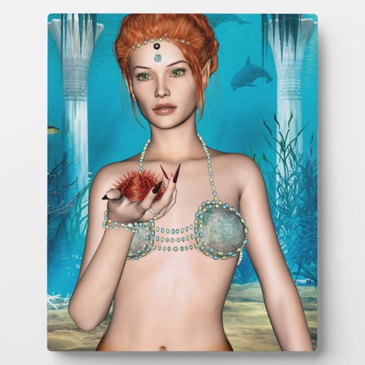 Ocean Mermaid Fotoplatte (Vorderseite)