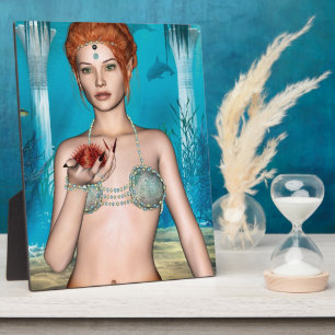 Ocean Mermaid Fotoplatte