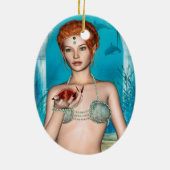 Ocean Mermaid Keramikornament (Hinten)