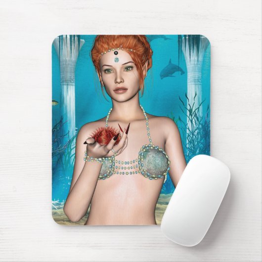 Ocean Mermaid Mousepad (Mit Mouse)