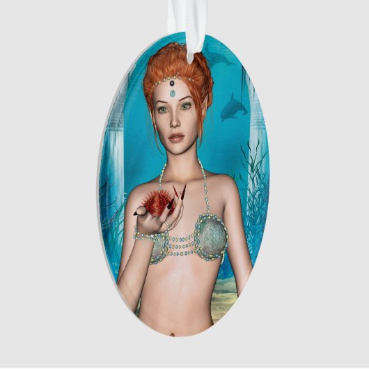 Ocean Mermaid Ornament (Vorderseite)