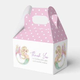 Ocean Mermaid Party Baby Dusche Vielen Dank Geschenkschachtel