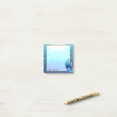 Ocean Mermaid Schwanz Custom Post-It Notes Post-it Klebezettel (Auf Schreibtisch)