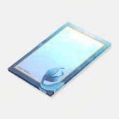 Ocean Mermaid Schwanz Custom Post-It Notes Post-it Klebezettel (angewinkelt)