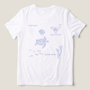Ocean Mind – Geboren zum Schweben Tri-Blend Shirt