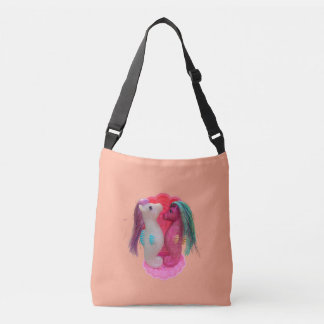 Ocean Mist and Sea Rose the Sea Glimmers Tragetaschen Mit Langen Trägern