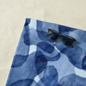 Ocean Mist Watercolor Strandtuch (Beispiel)