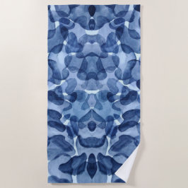 Ocean Mist Watercolor Strandtuch