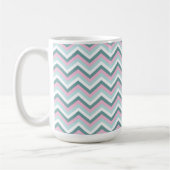 Ocean Mist Zickzack Muster Kaffeetasse (Links)