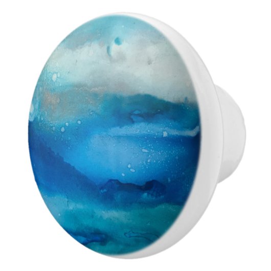 Ocean Moods Knoblauch für Schubladen und Dresser Keramikknauf (Rechts)