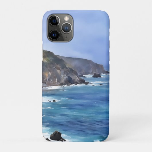 Ocean Mountain Big Sur Küste Handy Case (Rückseite)
