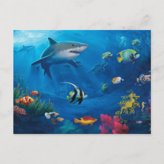 Ocean Mural Postkarte