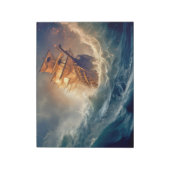 Ocean Nature Force Unleash Power Earth Desaster Notizblock (Rotiert)
