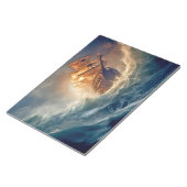 Ocean Nature Force Unleash Power Earth Desaster Notizblock (angewinkelt)