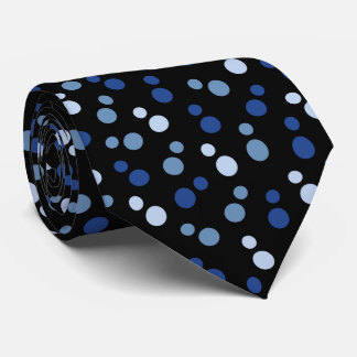 Ocean Nautical Theme Blue Black Krawatte