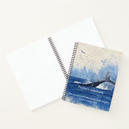 Ocean Notebook – Sea-Inspired Journal for Notes  Notizblock (Innenseite)