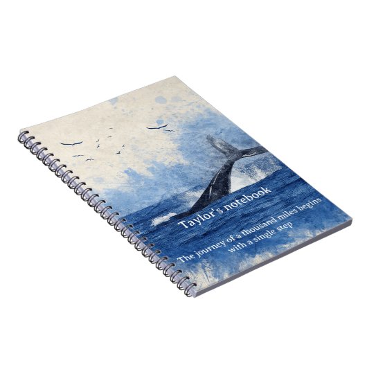 Ocean Notebook - Sea Inspiriert Journal for Notes Notizblock (Rechte Seite)