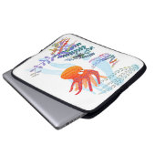 Ocean Octopus und Underwater Friends Laptop Sleeve (Vorne Knopf)