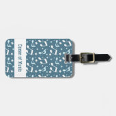 Ocean of Music patterned Gepäckanhänger (Vorderseite horizontal)