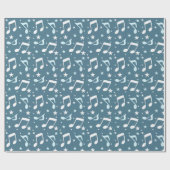 Ocean of Music patterned Geschenkpapier (Flach)