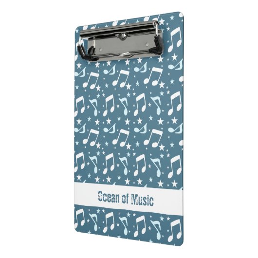 Ocean of Music patterned Mini Klemmbrett (Gewinkelt2)