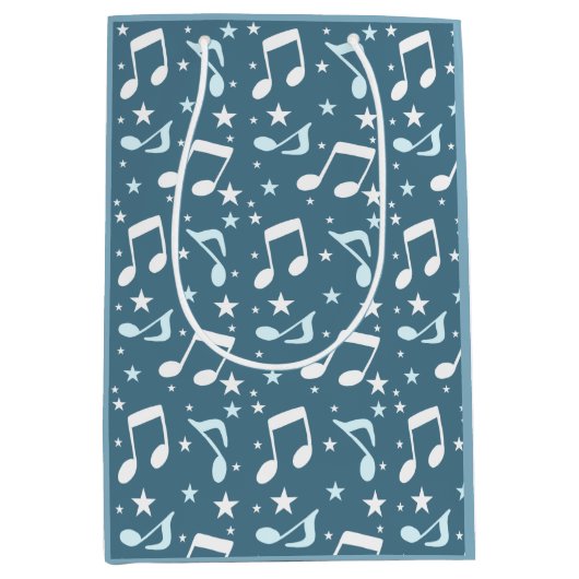 Ocean of Music patterned Mittlere Geschenktüte (Vorderseite)