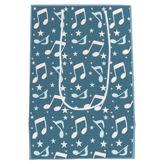 Ocean of Music patterned Mittlere Geschenktüte (Rückseite)