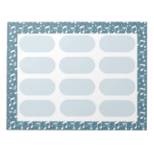 Ocean of Music patterned Notizblock (Vorderseite)
