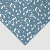 Ocean of Music patterned Seidenpapier (Detail)