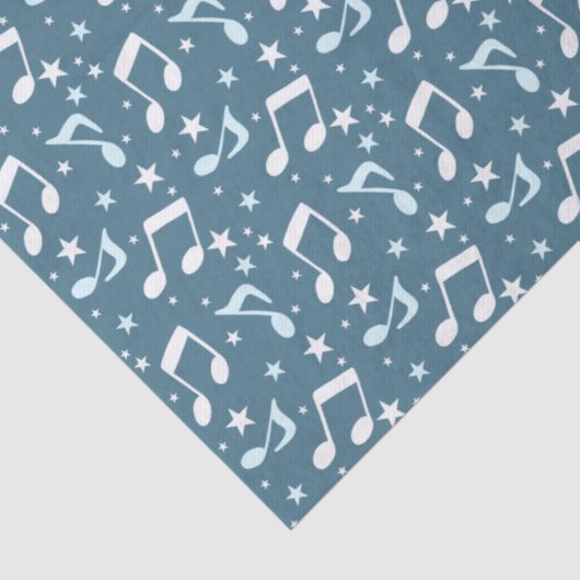 Ocean of Music patterned Seidenpapier (Detail)