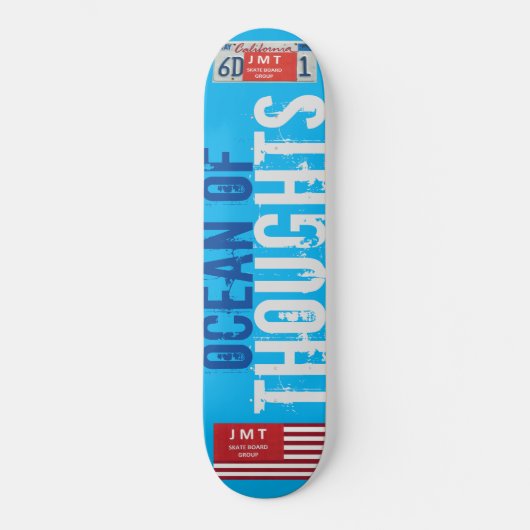 OCEAN of THOUGHTS Skateboard (Vorderseite)