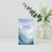 Ocean Ombre Beach Waves Visitenkarte (Stehend Vorderseite)